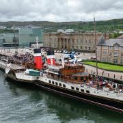 The Waverley visited several towns on the Clyde over the weekend