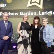 Rainbow Garden team win award at NHS Greater Glasgow & Clyde 'celebrating success'  event