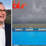 MSP Paul O'Kane lodged a motion at the Scottish Parliament after an image of Gourock outdoor pool was chosen for the cover of Blur's new album