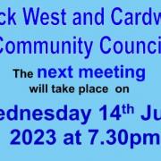 Greenock West & Cardwell Bay Community Council meeting notice