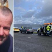 Police and Coastguard teams were in attendance at Greenock Esplanade this morning as part of a search for missing man George Winters