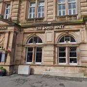 The incident happened at The James Watt pub in Greenock's Cathcart Street