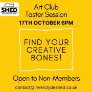 Inverclyde Shed Art Club taster session