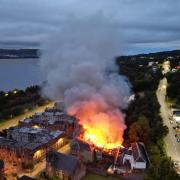 Fire at old Clune Park School in Port Glasgow