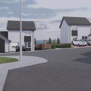 Visual of new housing development at former  Tate & Lyle site in Greenock