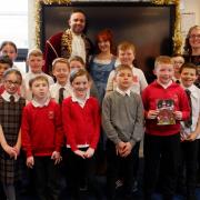 Beacon panto stars visit Whinhill Primary School