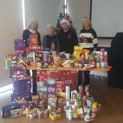 Gourock Golf Club ladies Section present donation to Inverclyde Foodbank