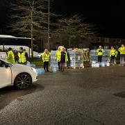 Scottish Water emergency team at Inverclyde Academy