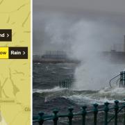 The Met Office has issued two yellow warnings