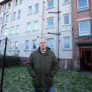 Andrew Farmer fears his Highholm Street flat may be worthless