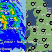Storm Jocelyn is set to see strong wind and heavy rain across much of the UK.