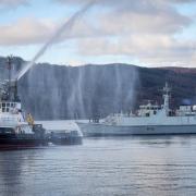 HMS Penzance leaves HMNB Clyde