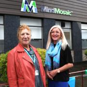 Counsellor Elaine Wroe (right) hopes the positive evolution will encourage others to seek support