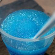 Victoria Anderson hopes to raise awareness of the potential dangers of slush puppies for children after son Angus' 'horrible experience'