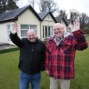 Lady Alice Bowling Club Jim Gallacher and Joe Carruthers