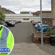 The incident happened in the car park of Greenock Sports Centre on Nelson Street