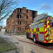 Firefighters called to late night blaze at derelict Clune Park flats