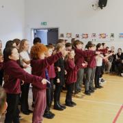 Ardgowan Primary pupils took part in a Burns celebration