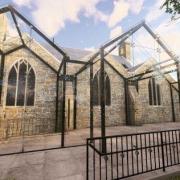 Designs for house at former St Bart's Church in Gourock