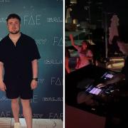 A Gourock DJ Bruce Glenny hit the decks as a guest DJ on board the super yacht Galaxy during a swimwear launch party in Florida.
