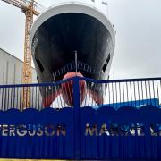 Glen Rosa will be launched from the Ferguson Marine shipyard in Port Glasgow