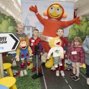 Ziggy from Road Safety Scotland visited the Oak Mall