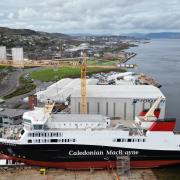 MV Glen Rosa will launch from Ferguson Marine in Port Glasgow