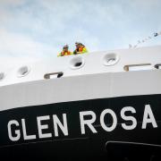 Glen Rosa launched in Port Glasgow earlier today