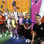 Adventurous youngsters had great fun climbing the walls at Ravenscraig Sports Centre over the Easter holidays