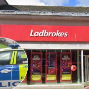 Patrick Reid acted aggressively towards Ladbrokes staff after being caught driving whilst intoxicated