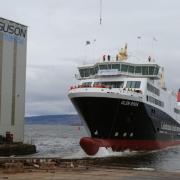 Launch of MV Glen Rosa at Ferguson Marine in Port Glasgow