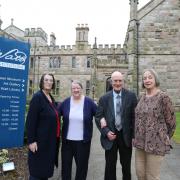 Cecile Fleming, Eleanor Robertson, Andrew Pearson, and Sue Bush of Inverclyde Heritage Network