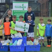 Mini Morton youngsters donated 132kg of food to Inverclyde Foodbank