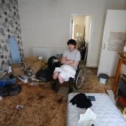 Terminally ill double amputee Danile Campbell says he has been abandoned in a filthy flat.