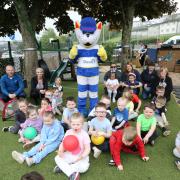 Glenbrae Children's Centre holds fundraising football sessions.