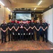 Arrochar Community Fire Station paid tribute to Paul