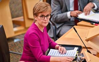 What did Nicola Sturgeon say today in pre-Christmas Omicron update?