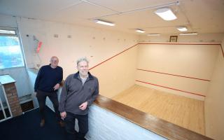 Greenock Cricket Club Squash Court refurbished.