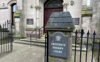 Louise McIntosh was not present at Greenock Sheriff Court on June 7