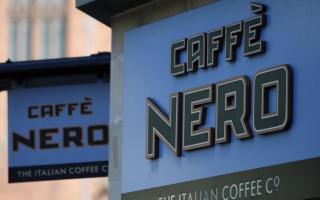 800 free cups of coffee are available from Caffe Nero today.