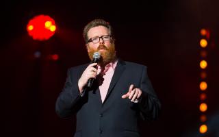 Frankie Boyle will stop off at Malvern Theatres on his 'Lap of Shame' tour Image: PA
