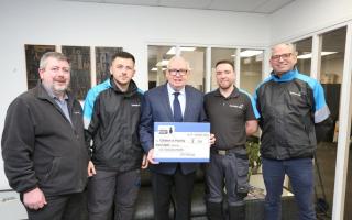 Scottish Gas donate £2,000 to Children in Poverty Inverclyde