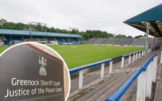 The alleged incident took place at Cappielow in November