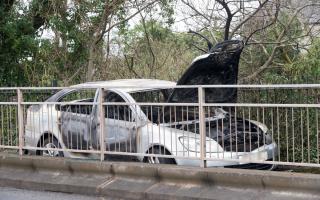 Firefighters called to early morning car fire in Greenock