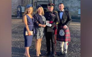 Port Glasgow-born soldier receives MBE.