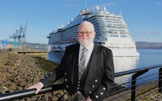 Greenock man George Brown ready for new cruise ship season.
